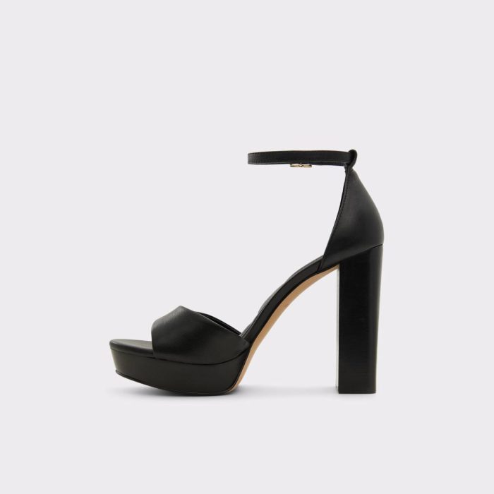 Heels Women Aldo Black Enaegyn2.0 Black Women's Platform Sandals