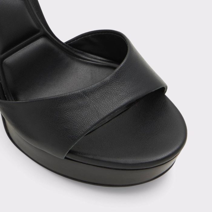 Heels Women Aldo Black Enaegyn2.0 Black Women's Platform Sandals