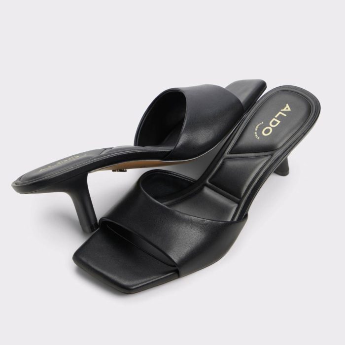 Heels Women Aldo Enchanting Black Women's Heeled Mules Black