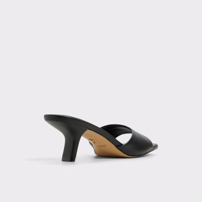 Heels Women Aldo Enchanting Black Women's Heeled Mules Black