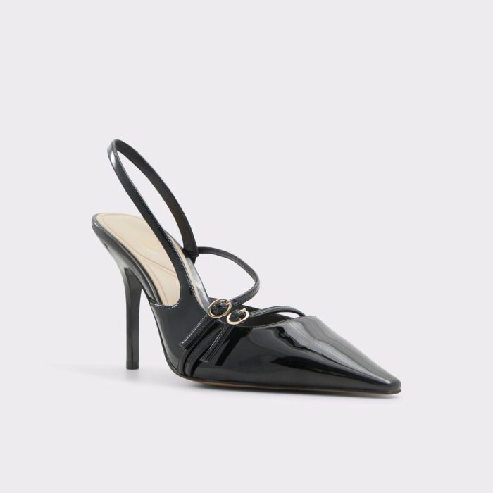 Heels Women Etheria Black Women's Slingbacks Aldo Black