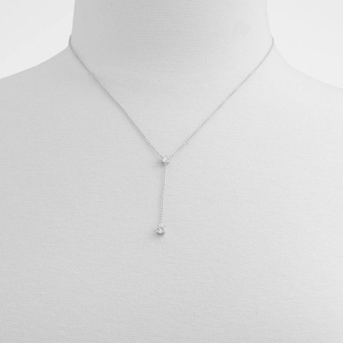 Ibillalia Silver/Clear Multi Women's Necklaces Silver/Clear Multi Women Jewelry Aldo
