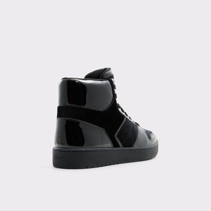 Jaden Black Men's High Top Sneakers Men Black Aldo