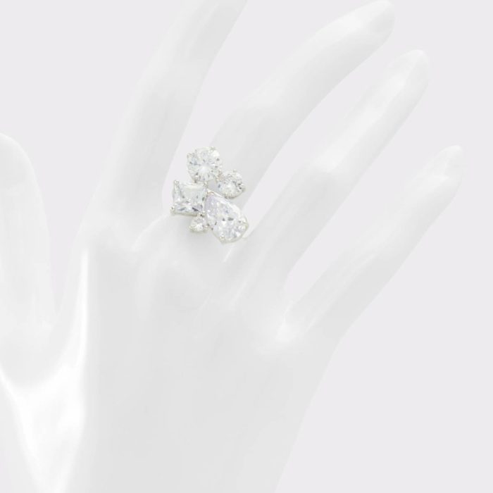 Jewelry Acedan Silver/Clear Multi Women's Rings Aldo Silver/Clear Multi Women