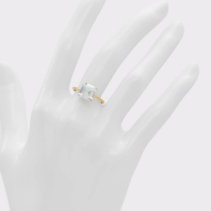 Jewelry Aschersparkl Gold/Clear Multi Women's Rings Women Gold/Clear Multi Aldo