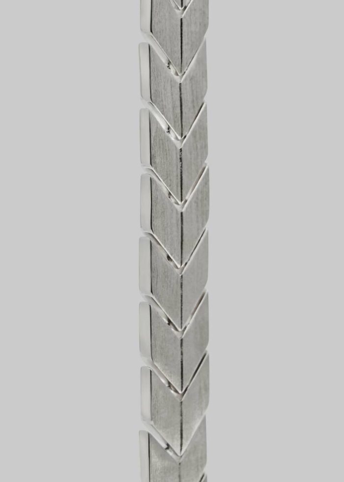 Jewelry Silver Bevza Flat Spikelet Choker - Steel Grey The Frankie Shop Women
