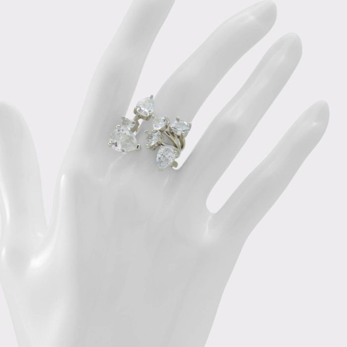 Jewelry Women Halobandra Silver/Clear Multi Women's Rings Aldo Silver/Clear Multi