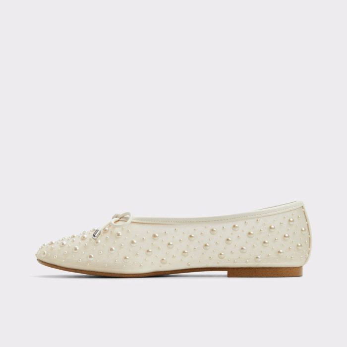 Joselie White/Bone Women's Ballet Flats Ballet Flats Women Aldo White/Bone