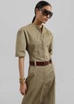 Jumpsuits The Frankie Shop Thelatest Bianca Jumpsuit - Mud Beige Women
