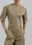 Jumpsuits The Frankie Shop Thelatest Bianca Jumpsuit - Mud Beige Women