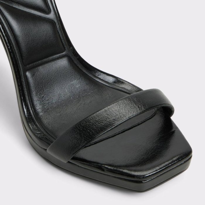 Kaathy Black Women's Strappy Sandals Black Heels Aldo Women