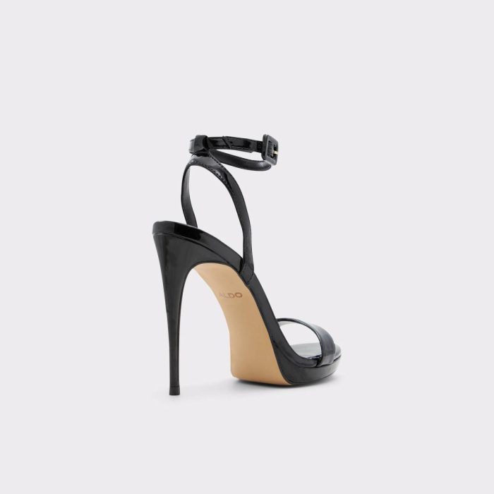 Kat Other Black Women's Strappy Sandals Women Heels Aldo Other Black