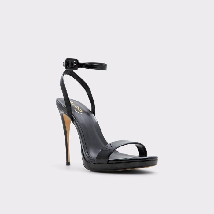 Kat Other Black Women's Strappy Sandals Women Heels Aldo Other Black