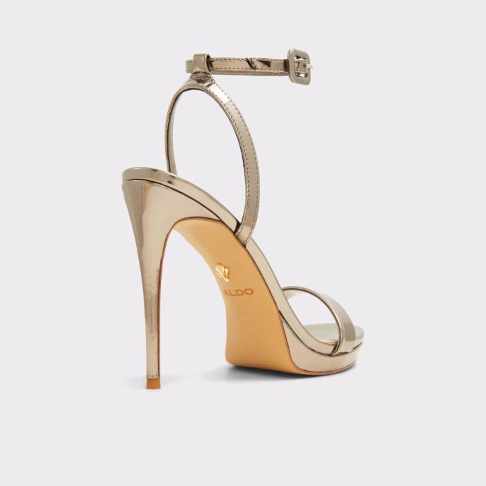 Katelina Pewter Women's Heeled Sandals Heels Aldo Women Pewter