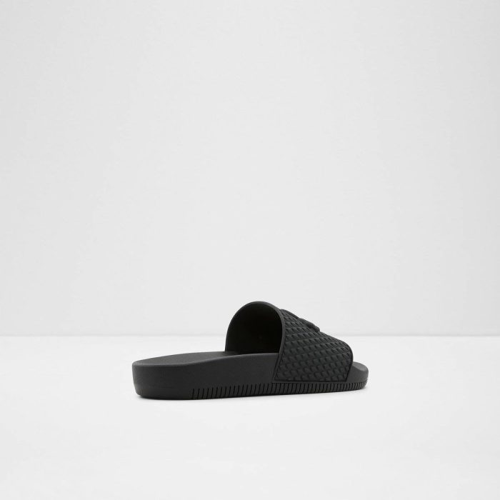 Kedau Black Men's Slides Aldo Men Sandals & Slides Black