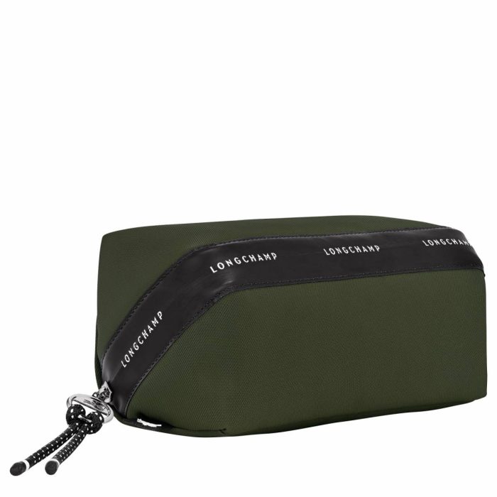 Khaki Longchamp Pouches & Cases Le Pliage Energy Pouch Khaki - Canvas Women