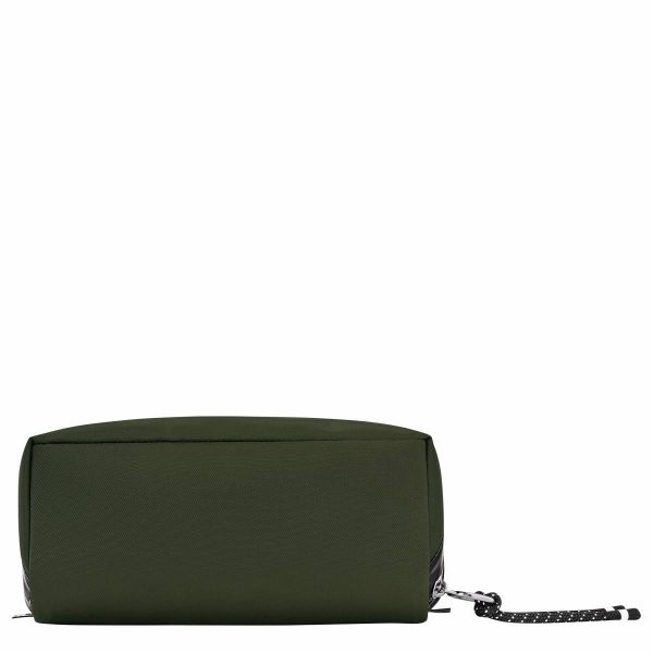 Khaki Longchamp Pouches & Cases Le Pliage Energy Pouch Khaki - Canvas Women