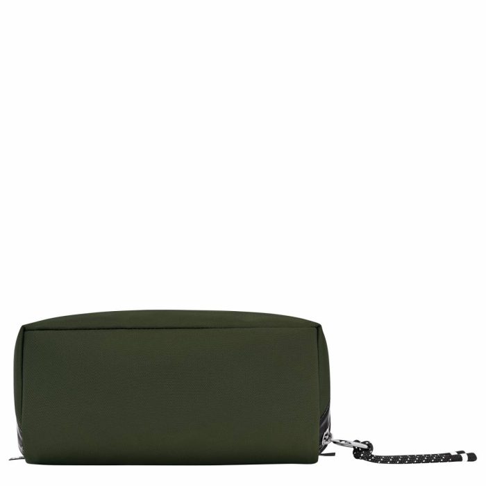 Khaki Longchamp Pouches & Cases Le Pliage Energy Pouch Khaki - Canvas Women