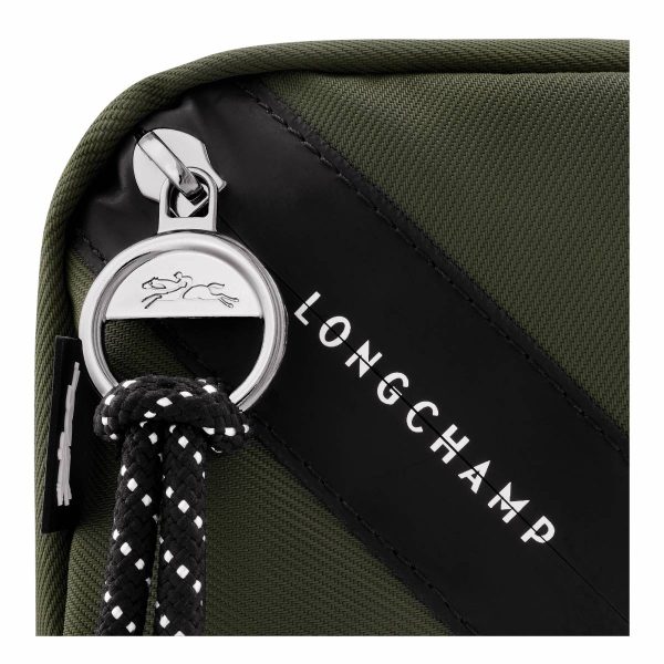 Khaki Longchamp Pouches & Cases Le Pliage Energy Pouch Khaki - Canvas Women