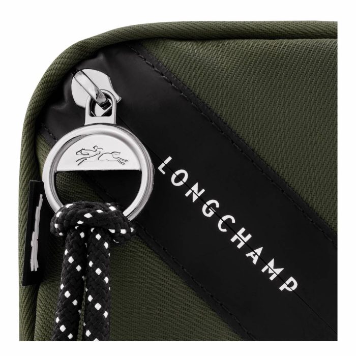 Khaki Longchamp Pouches & Cases Le Pliage Energy Pouch Khaki - Canvas Women