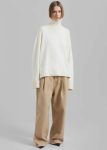 Knitwear The Frankie Shop White Women Rhea Trapeze Turtleneck - Ivory