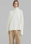 Knitwear The Frankie Shop White Women Rhea Trapeze Turtleneck - Ivory