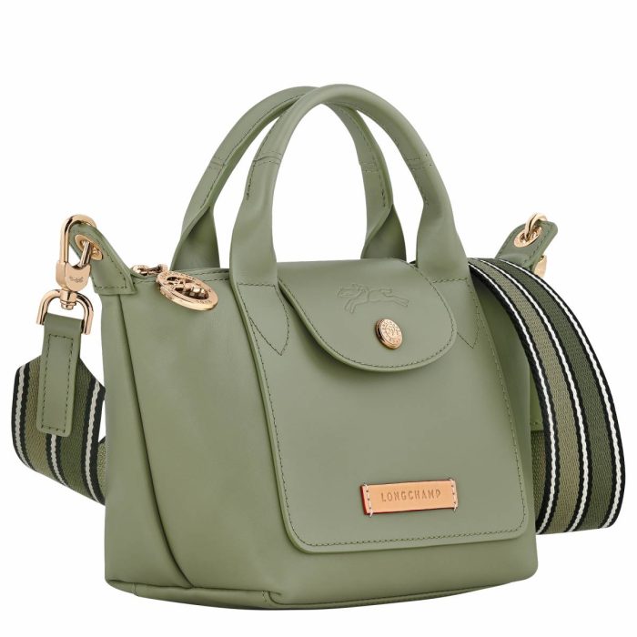Laurel Women Longchamp Leather Bags Le Pliage Xtra Xs Handbag Laurel - Leather