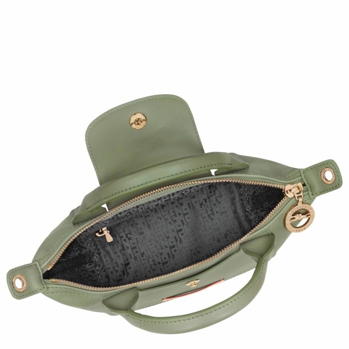 Laurel Women Longchamp Leather Bags Le Pliage Xtra Xs Handbag Laurel - Leather