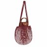 Le Pliage Filet L Mesh Bag Mahogany - Canvas Longchamp Mahogany Handbags Women