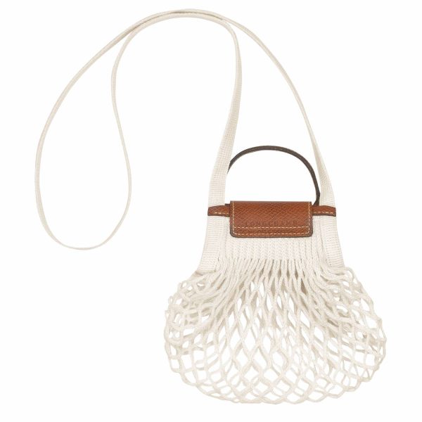 Le Pliage Filet Xs Mesh Bag Ecru - Canvas Longchamp Ecru Mini Bags Women