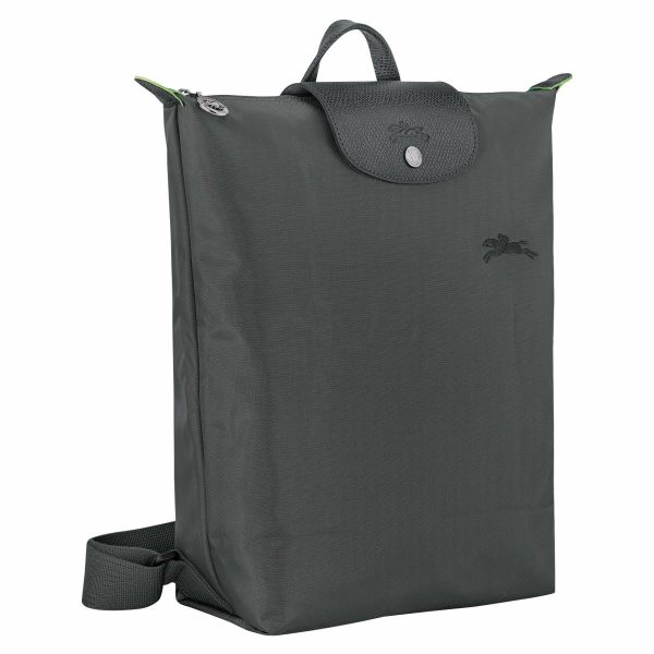 Le Pliage Green M Backpack Graphite - Canvas Women Graphite Longchamp Backpacks