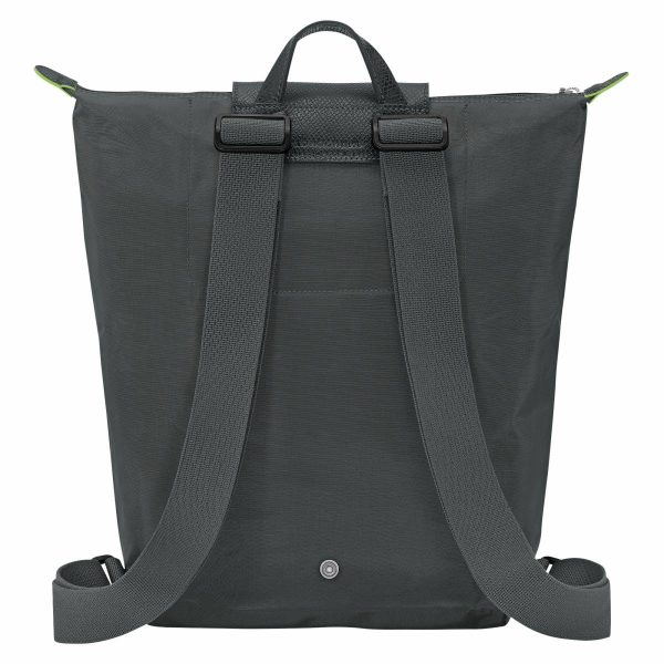 Le Pliage Green M Backpack Graphite - Canvas Women Graphite Longchamp Backpacks