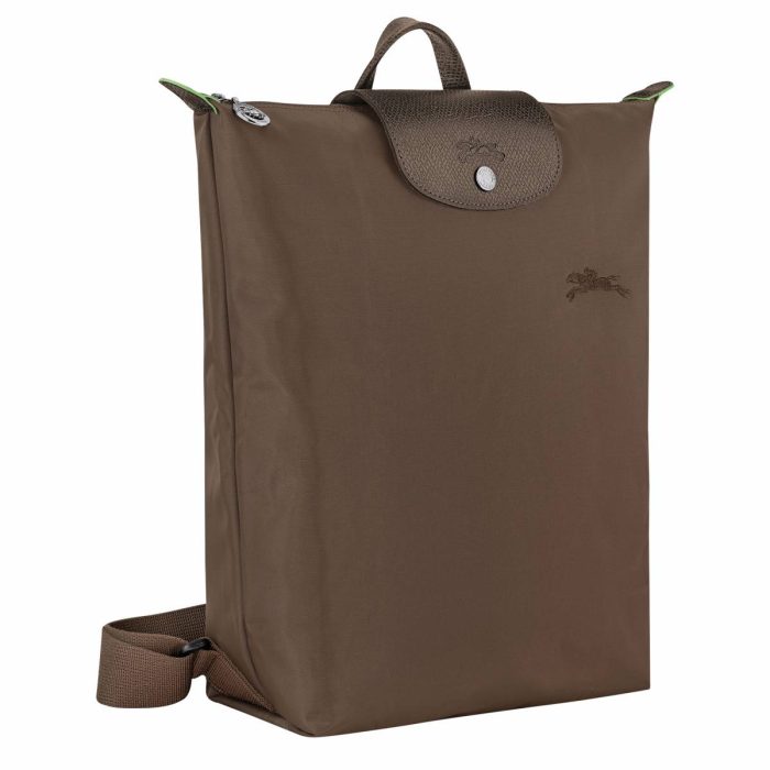 Le Pliage Green M Backpack Terra - Canvas Terra Women Longchamp Backpacks