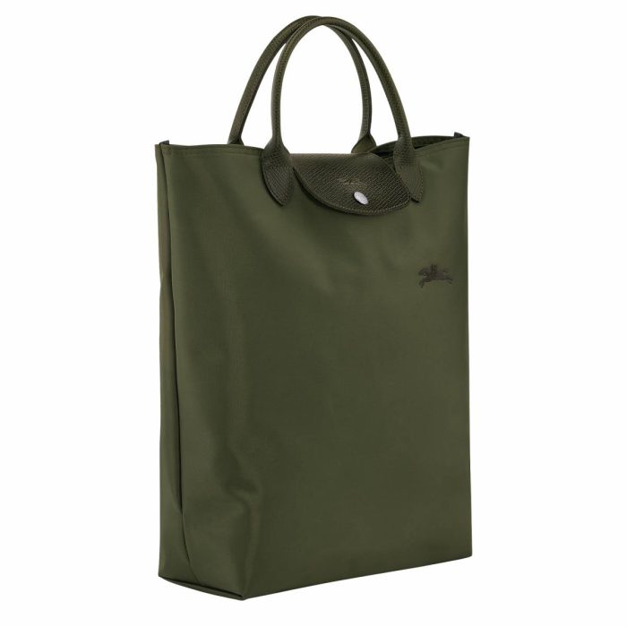 Le Pliage Green M Tote Bag Forest - Canvas Women Handbags Forest Longchamp