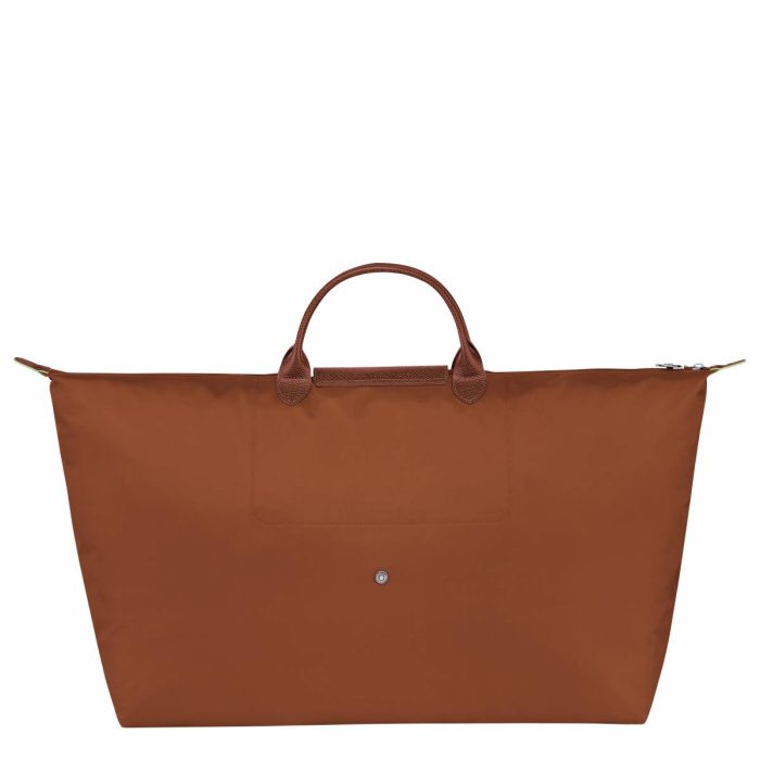 Le Pliage Green Xl Travel Bag Cognac - Recycled Canvas Cognac Longchamp Travel Bags Women