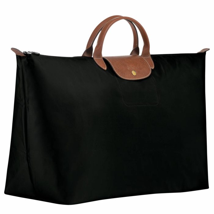 Le Pliage Original Xl Travel Bag Black - Recycled Canvas Longchamp Travel Bags Black Women