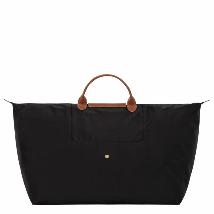 Le Pliage Original Xl Travel Bag Black - Recycled Canvas Longchamp Travel Bags Black Women