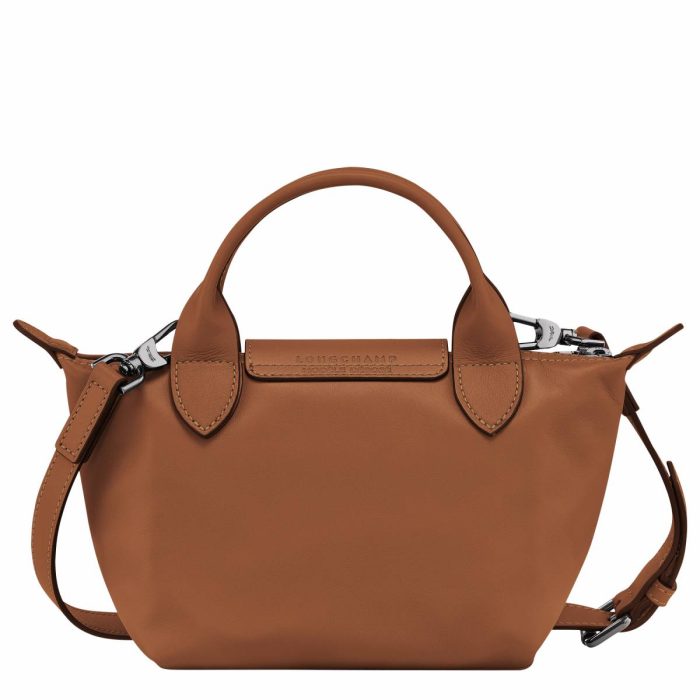Le Pliage Xtra Xs Handbag Cognac - Leather Women Cognac Longchamp Leather Bags