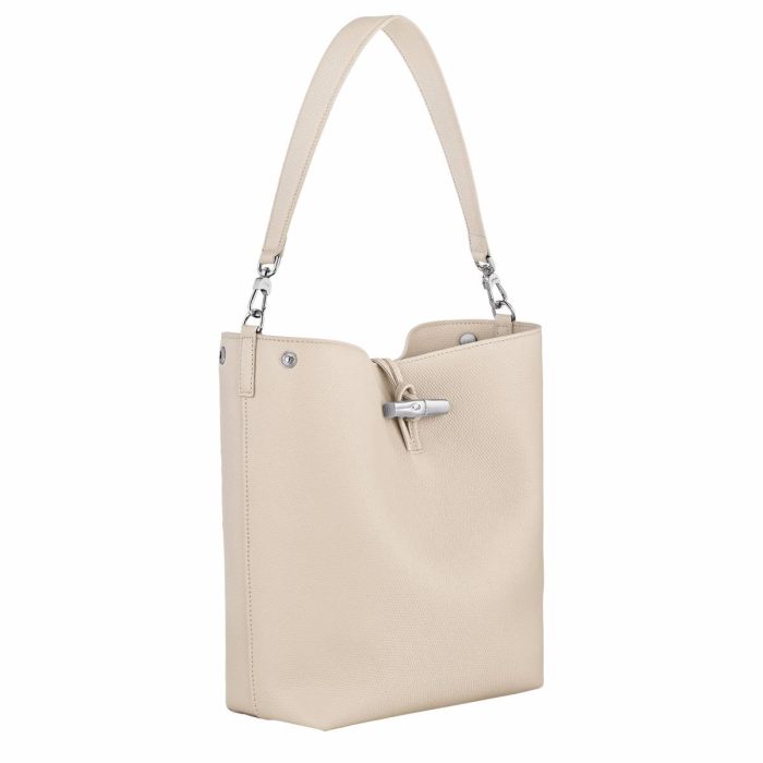 Le Roseau M Shoulder Bag Paper - Leather Longchamp Paper Leather Bags Women