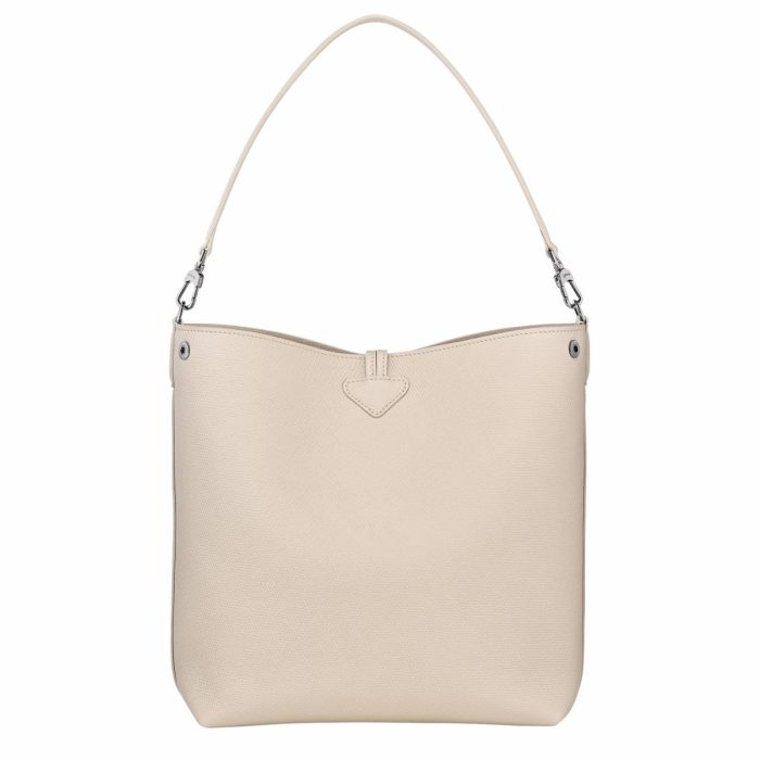 Le Roseau M Shoulder Bag Paper - Leather Longchamp Paper Leather Bags Women
