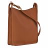 Leather Bags Le Foulonné M Crossbody Bag Caramel - Leather Women Longchamp Caramel