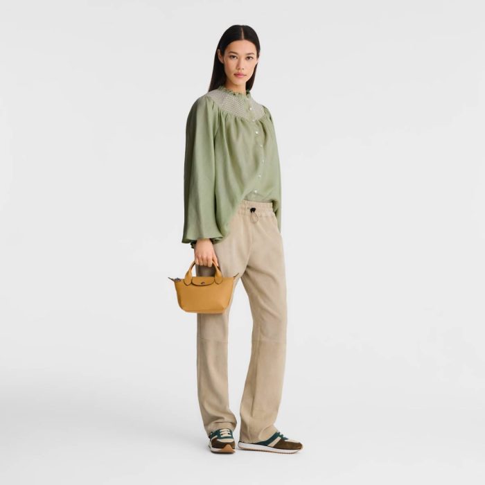 Leather Bags Le Pliage Xtra Xs Handbag Honey - Leather Longchamp Honey Women