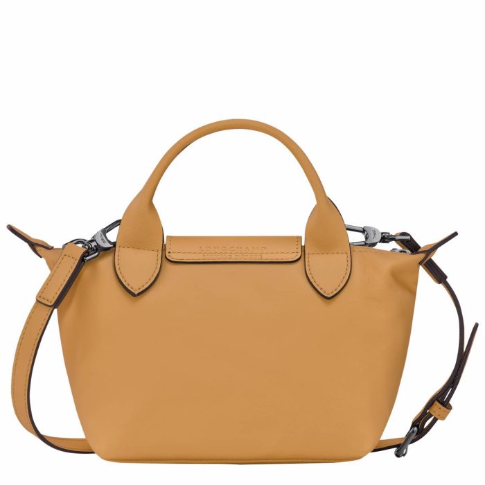 Leather Bags Le Pliage Xtra Xs Handbag Honey - Leather Longchamp Honey Women