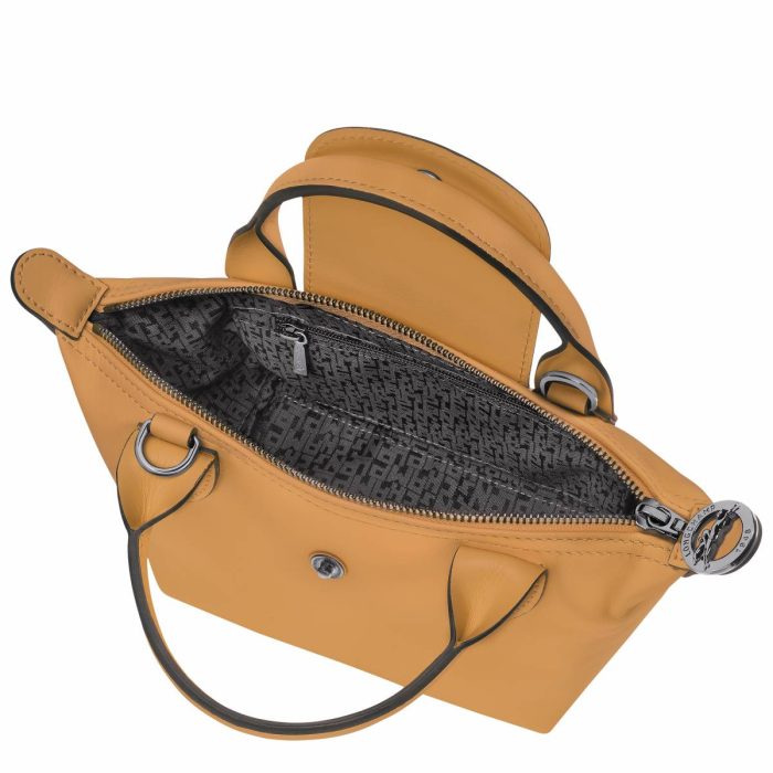 Leather Bags Le Pliage Xtra Xs Handbag Honey - Leather Longchamp Honey Women