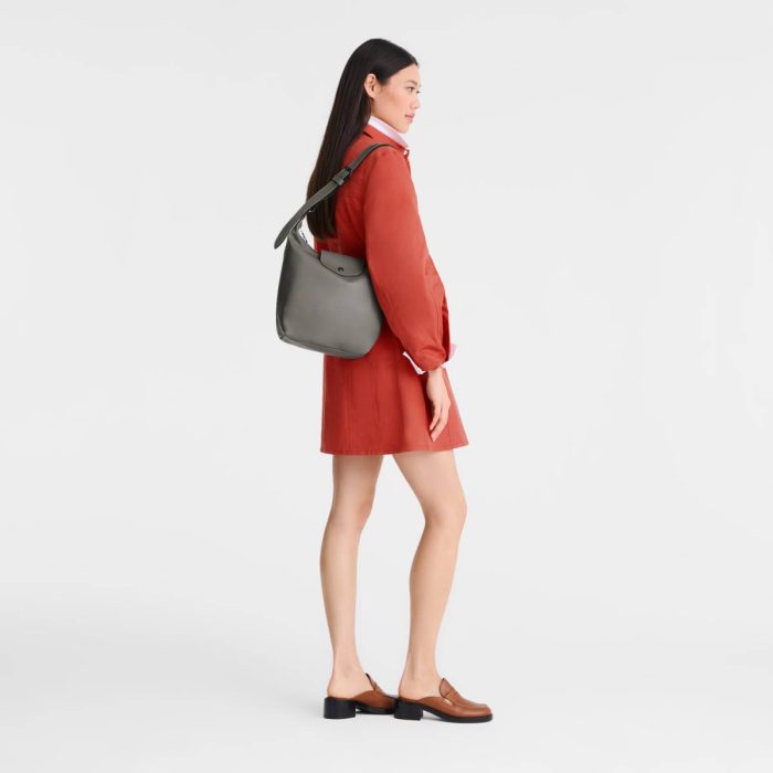 Leather Bags Longchamp Le Pliage Xtra M Shoulder Bag Turtledove - Leather Turtledove Women