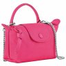 Leather Bags Longchamp Le Pliage Xtra Xs Pouch Pink - Leather Pink Women