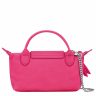 Leather Bags Longchamp Le Pliage Xtra Xs Pouch Pink - Leather Pink Women