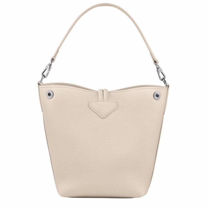 Leather Bags Longchamp Women Paper Le Roseau Xs Bucket Bag Paper - Leather