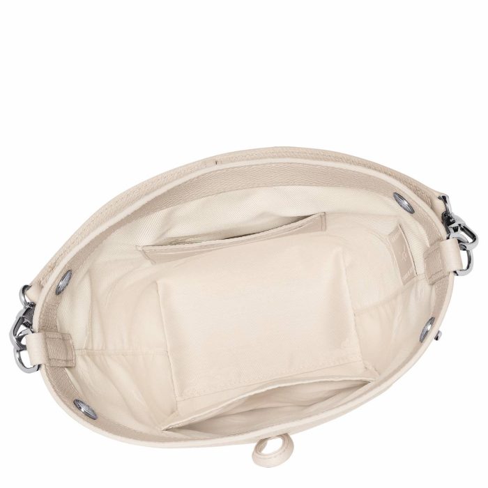 Leather Bags Longchamp Women Paper Le Roseau Xs Bucket Bag Paper - Leather