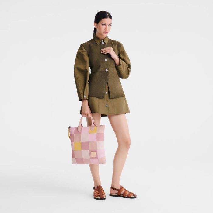 Leather Bags Women Ballerina Longchamp Re-Play L Handbag Ballerina - Leather